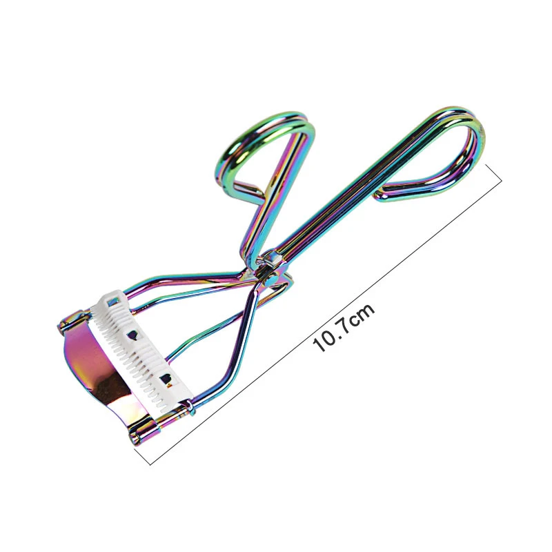 Wholesale Double Color Eye Lash Curler With Logo Printing Custom Mini Eyelash Curler With Comb