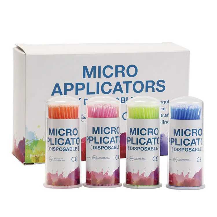 Consumables Micro Applicator Supplies Microbrush Dental Microfiber Wands Pale Mascara Cleaning Brushes