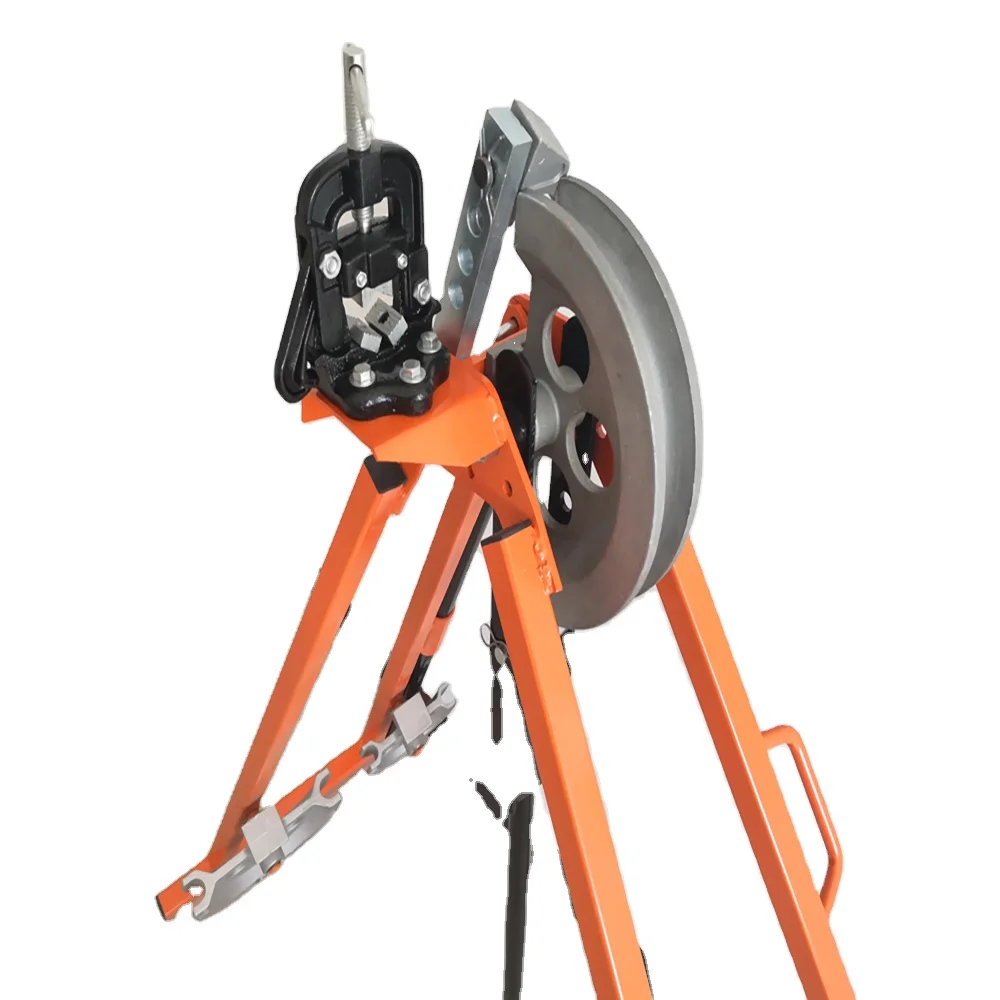 electric Galvanized iron conduit tube bender with vice for bending conduit pipe