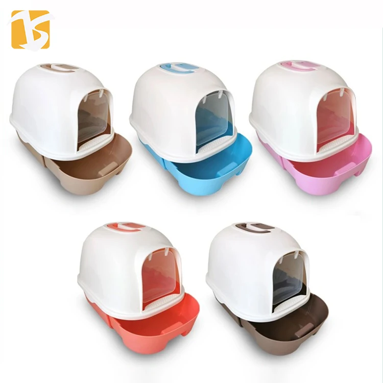 Товары для очистки кошек, пластиковый большой контейнер для туалета для кошек, контейнер для кошачьего туалета, бокс для песка