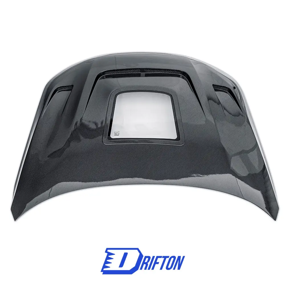 Carbon Fiber Transparent Hood For BMW G87 M2 CMST Style Bonnet