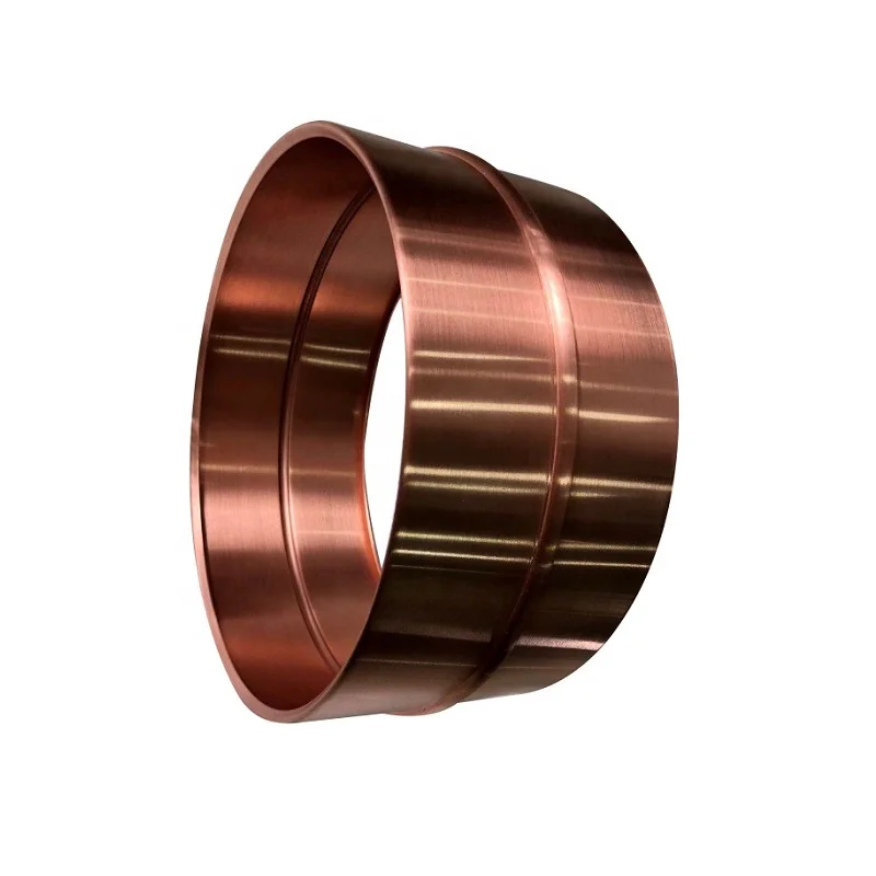 Hot metal spinning copper drum parts/ accessories with bead
