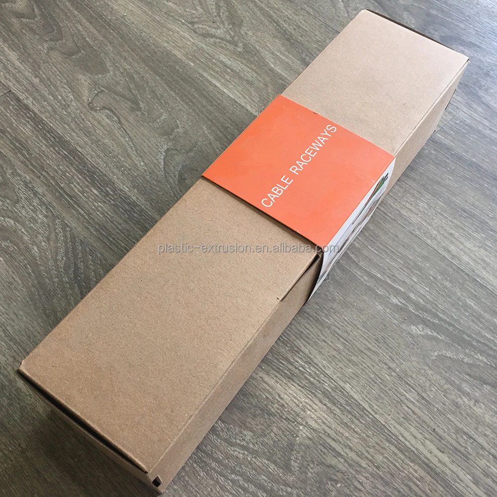 Colorful Box Packing Cable Raceways PVC Wire Management Box Plastic Extrusion Cable Concealer Cord Cover Hiding Trunking
