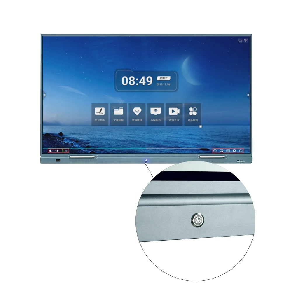 
Interactive Panel 75 4K LED Interactive Panel 75 Inch with Ultra Slim Frame 