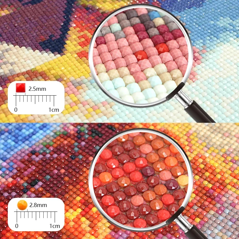 5d DIY Diamond Painting Landscapes Village Picture Customized Velvet Canvas Diamond Painting Kits for Adults