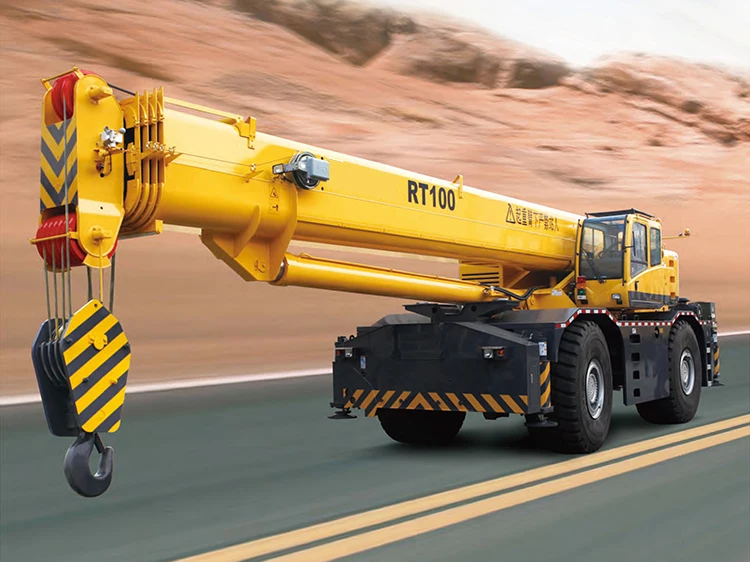 Rough Terrain Mobile Crane XCR90 90ton Rough Terrain Crane Hydraulic Telescopic Boom 63.1m