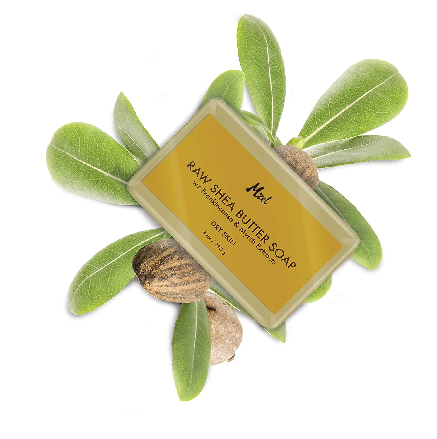 Private Label Handmade Organic Face and Body Raw Shea Butter Soap Bar for Dry Skin