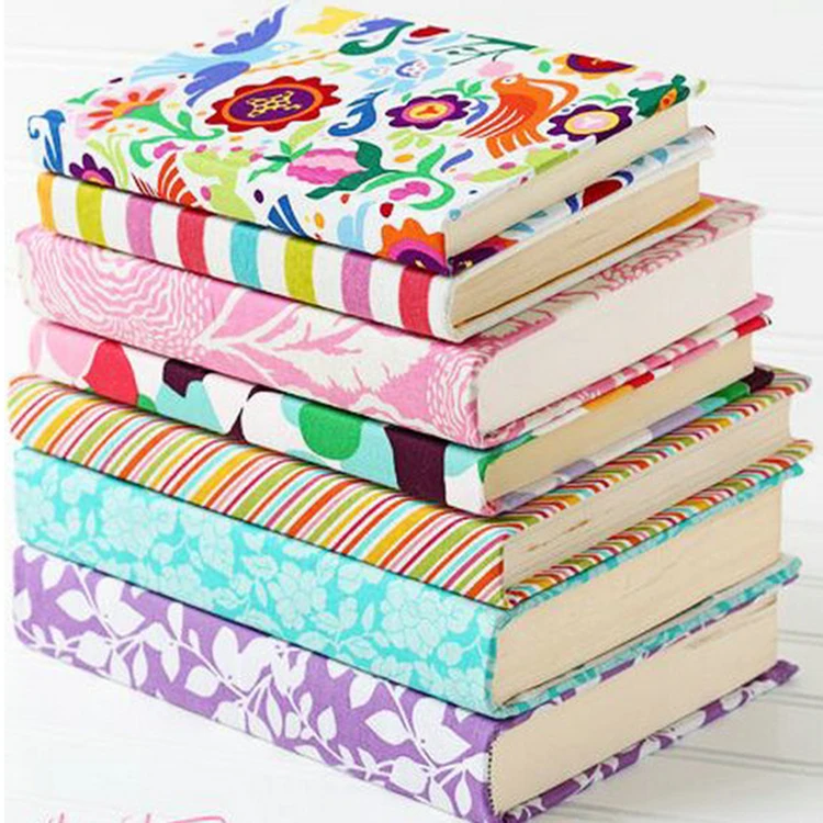 Custom Beautiful Soft Cover Book Printing Stretchable Fabric Book Cover