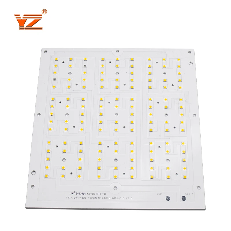 Led pcb producer custom led pcba  ROHS 94V0 aluminum 1OZ copper thickness pcb led module  led boards