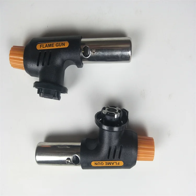 
Factory Supplied Handheld Butane Gas Welding Torch Weed Fired Burners Gas Cutter Flame Gun 