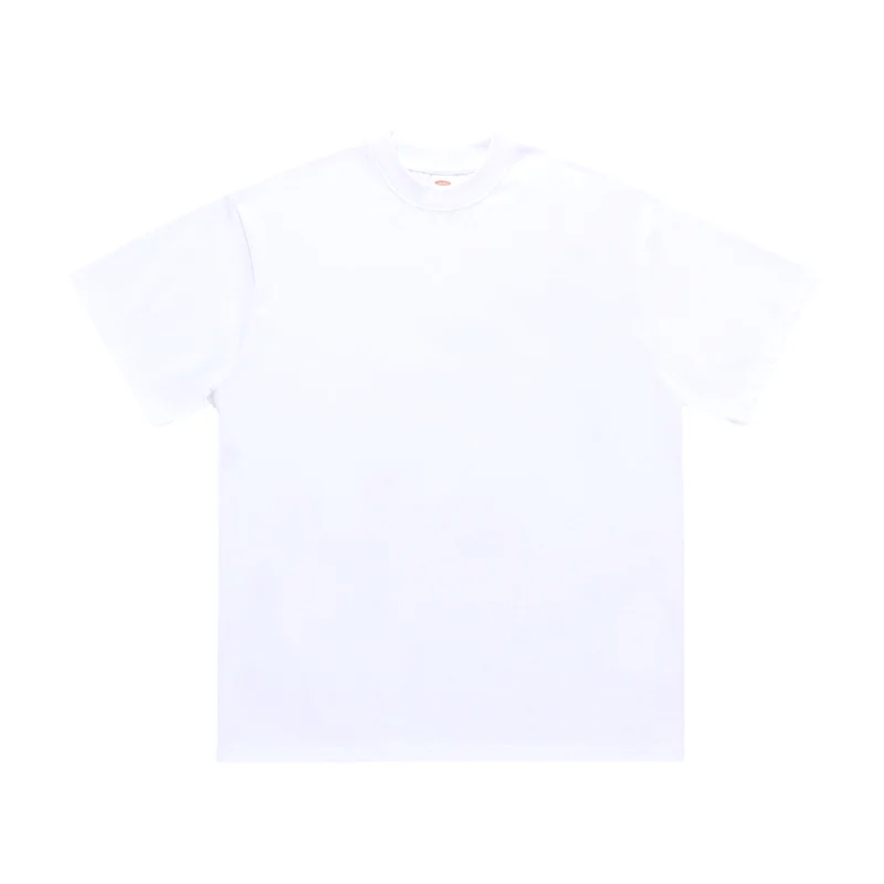 Wholesale 240G Streetwear  Manufacture Puff Print Blank Boy Plus Size Men T-shirt  Logo Short Sleeve T Shirt