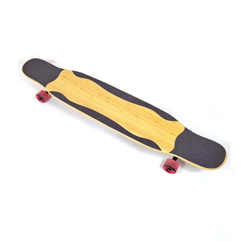 Wholesale Super Custom Longboard New design longboards 5 Ply Maple 2 Ply Bamboo  Engraved Logo Dancing Skate Skateboard