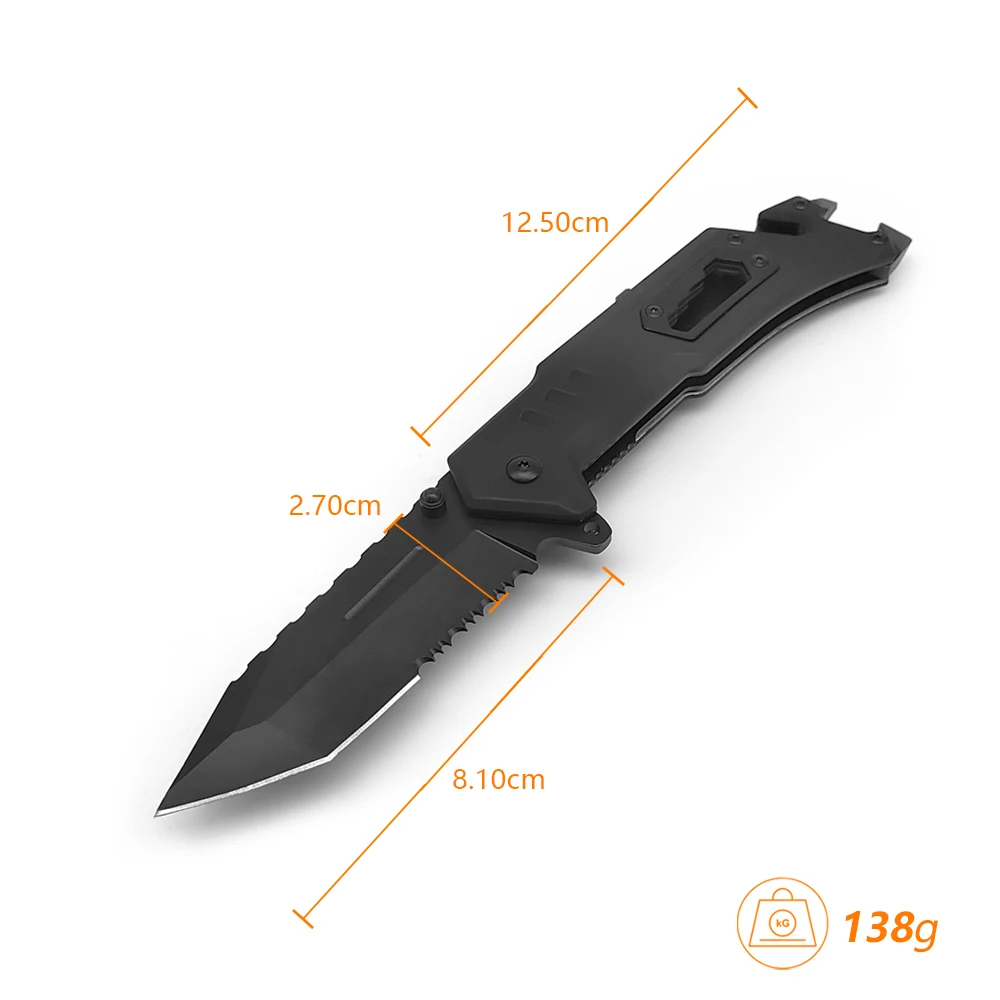 OEM low MOQ customize outdoor new stainless steel camping hot sale pocket knife