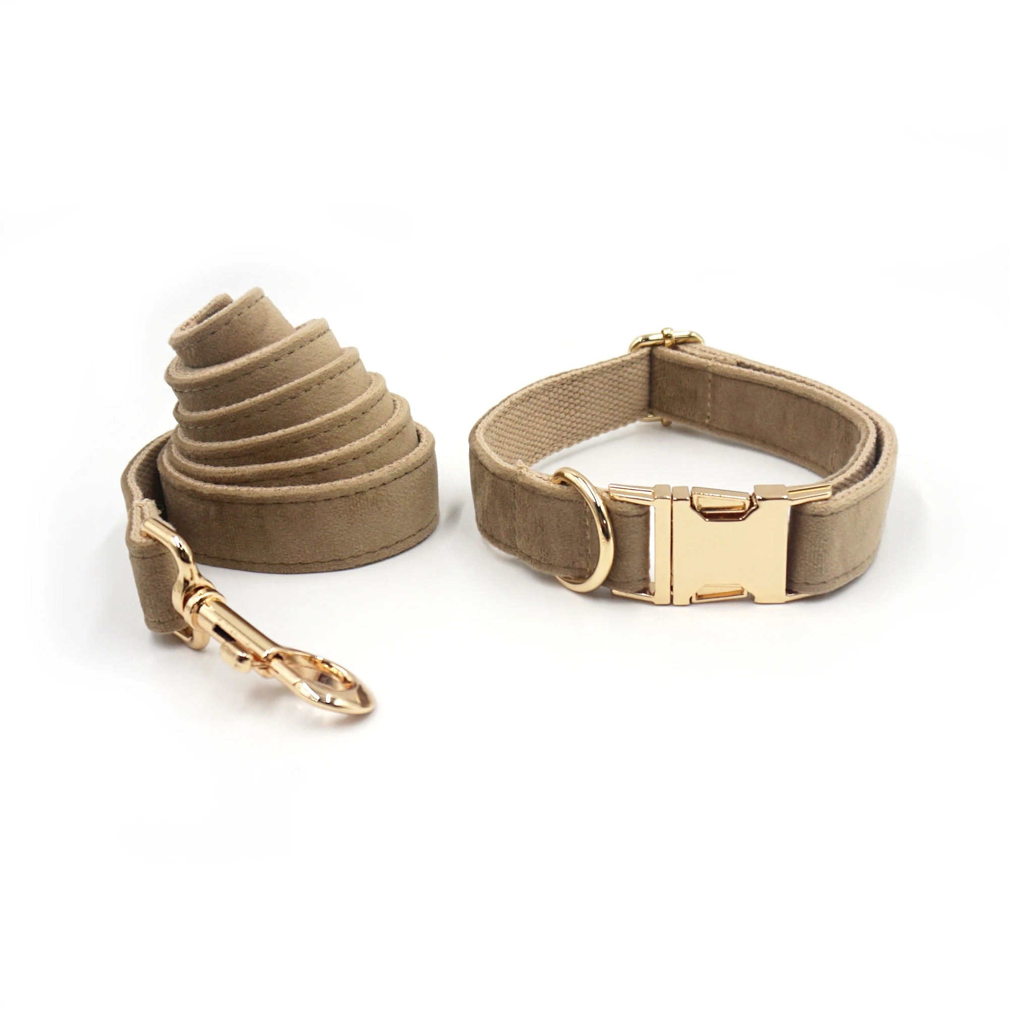 New new product ideas 2024 dog custom logo dog poop bag holder hot sale luxure dog harness classic grey velvet pet leashes