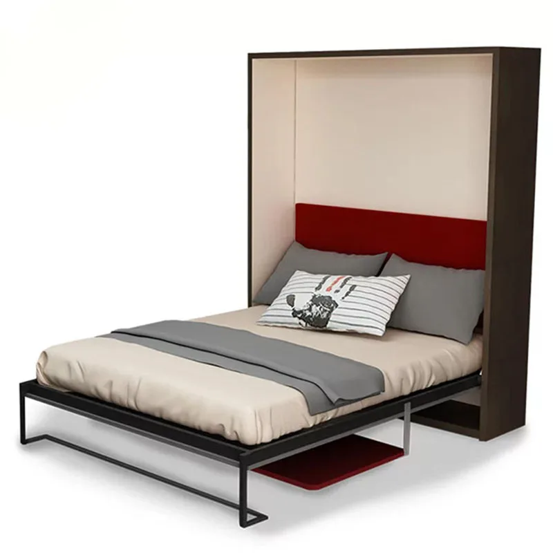 
Modern smart high quality home furniture folding saving space murphy bed with computer desk folding bed wall bed 