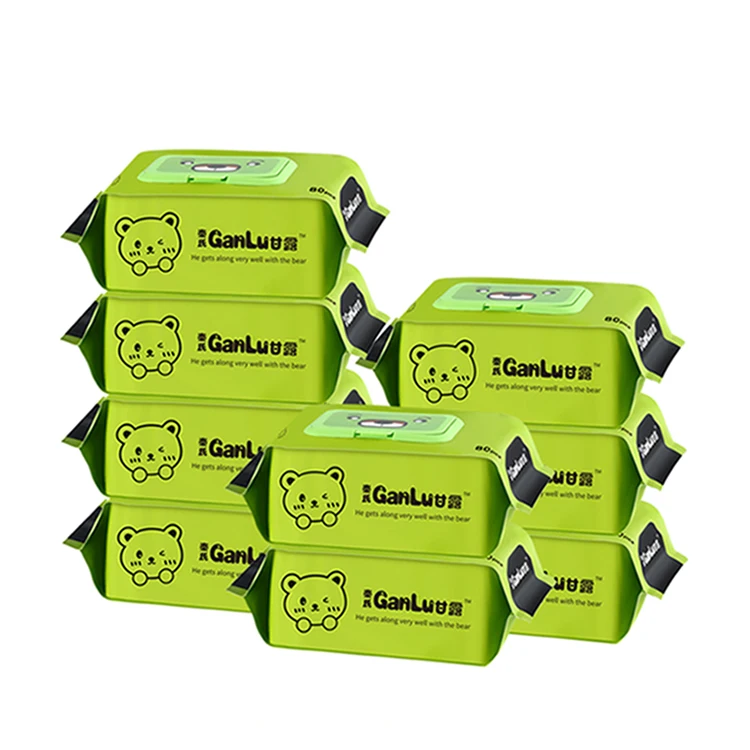 Manufacturer Wholesale Price Cleansing Hand Face Mouth Wipes Surface Cleaning Wipes Outdoor Portable custom Wet Baby Wipes