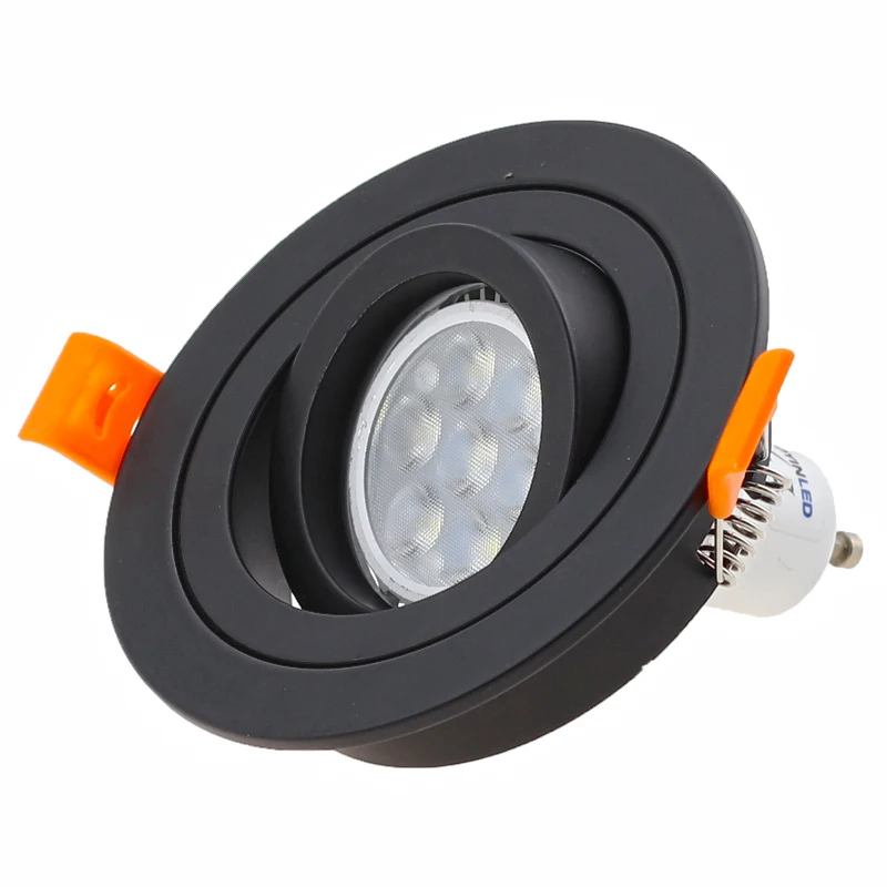 2019 новый дизайн, утопленный Точечный светильник, круглый потолочный светильник, светодиодная рама точечного светильника