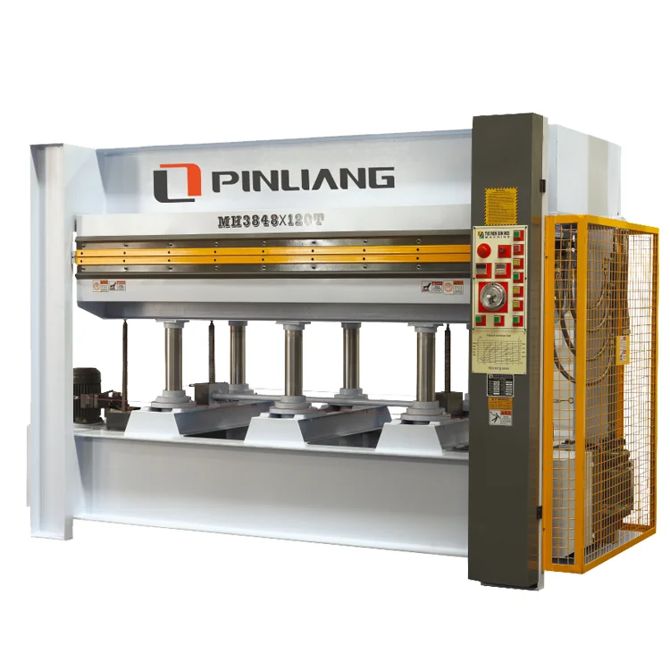 High quality Woodworking Machinery Hydraulic Hot Press Machine/Heat Press Machine for Plywood and MDF Door (MH3848x120Tx3)