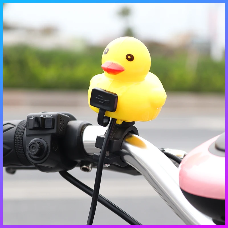 Mini Yellow Rubber Duck Waterproof  2.5A Fast Charge Motorcycle Phone Charger