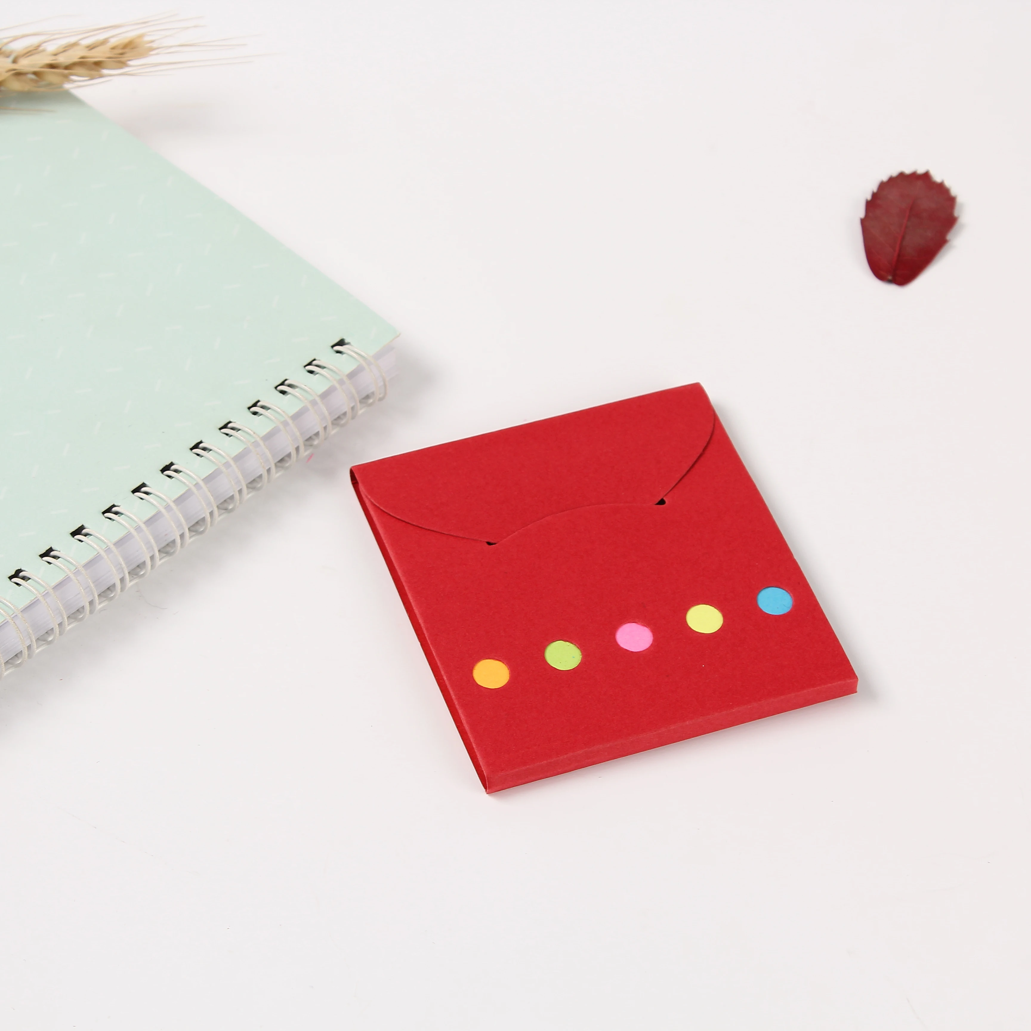 New Arrival Kawaii Stick Note Pad with Cover Color Custom Memo stick Notes