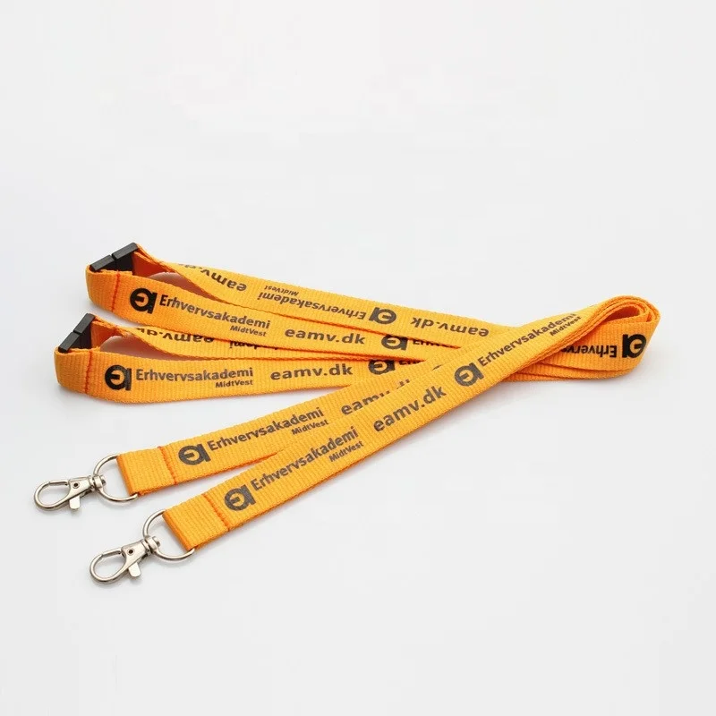 Шнурки на шею из полиэстера с принтом на заказ