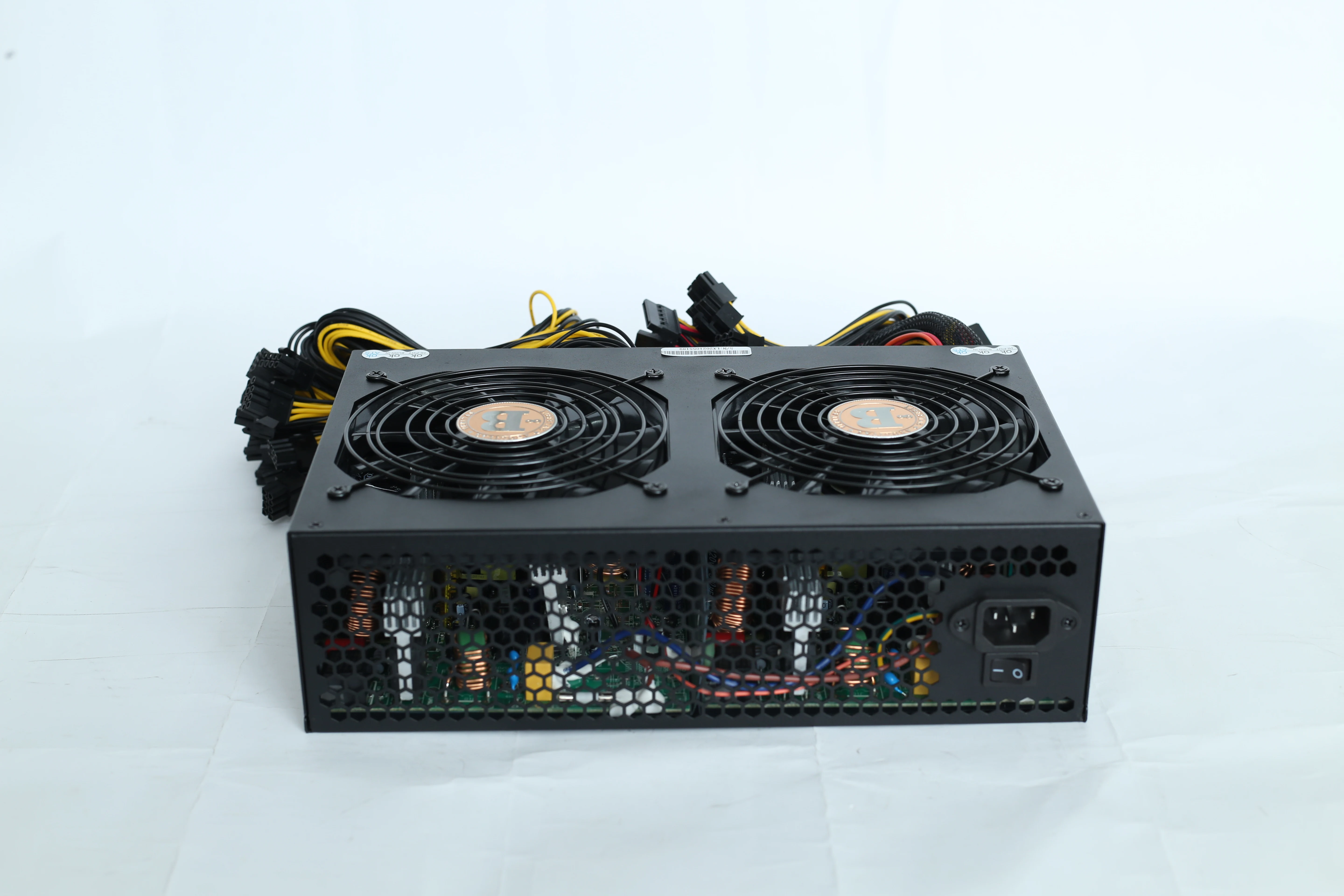 3600W Rated PC Power Supply 2600W PSU Computer 12 GPU Server ATX Rendering Equipment 8PIN*2+4PIN 90 Plus LX3600W
