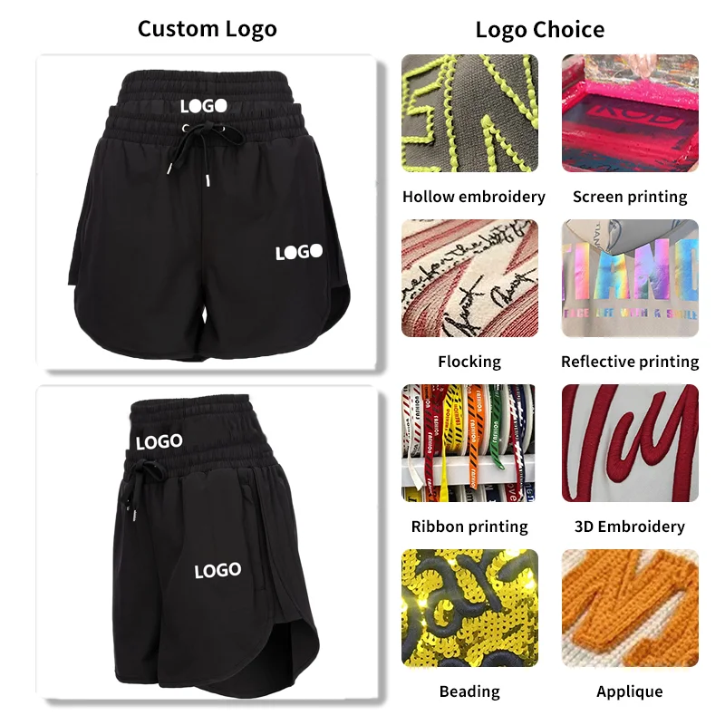 Trendy High Quality Double Waist Shorts Custom Polyester Elastic Waist Shorts Gym Sublimation Mesh Shorts For Men