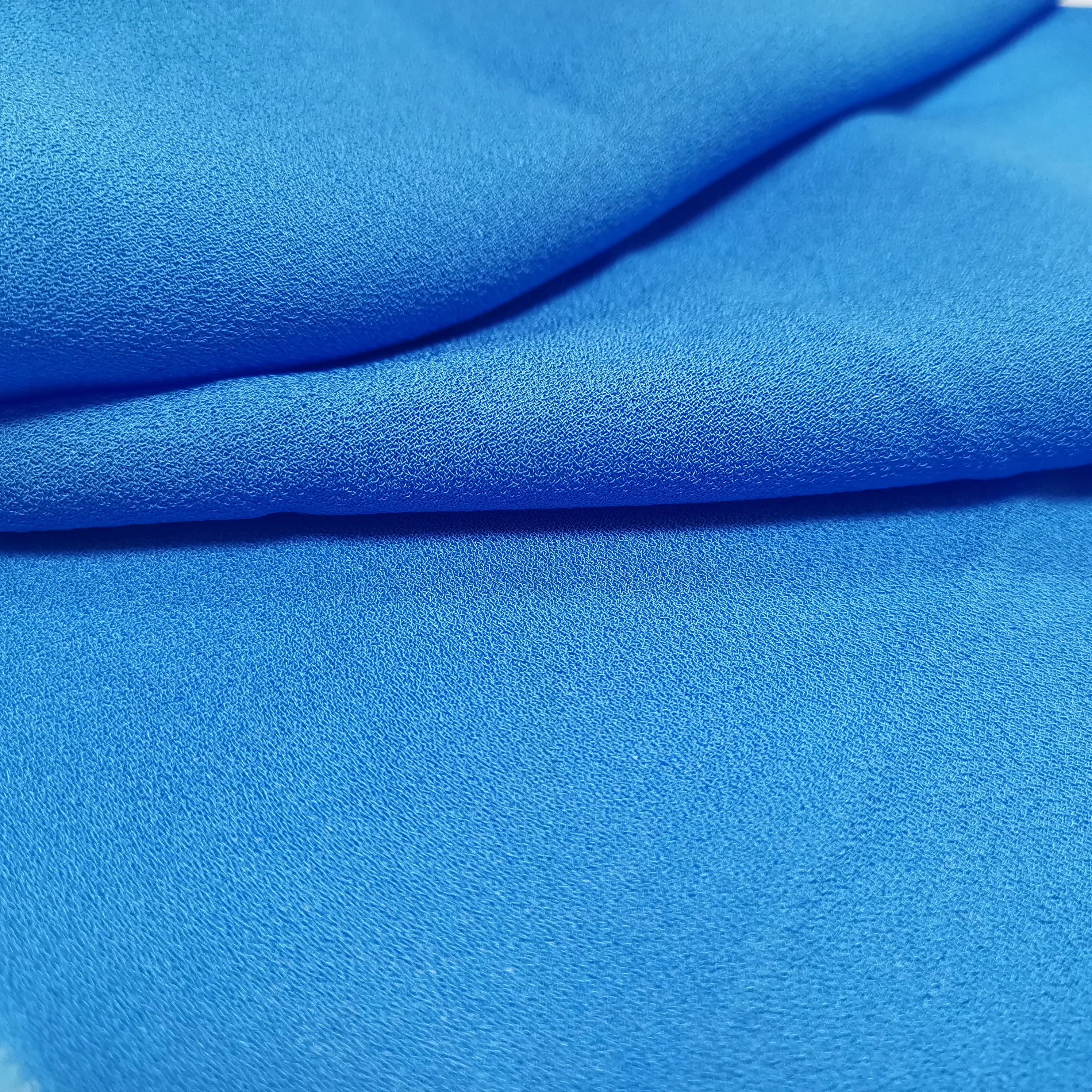 High Quality Customized Crepe Fabric 100%VISCOSE Viscose Rayon Fabric For Dress and Home Textile