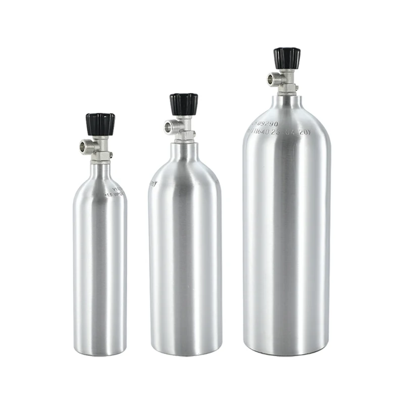 WYIN ZRDR 12 МПа 18 1 л/2 л/4 л 6061 Co2 из алюминиевого сплава Бесшовные газовые баллоны для аквариумов