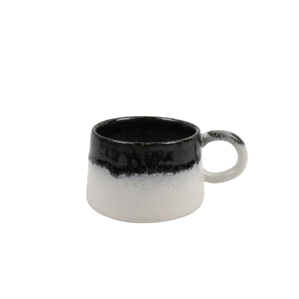 New creative reactive glaze coffee mug round 18 oz breakfast cereal cup coffee mugs in bulk tea cups for restaurants