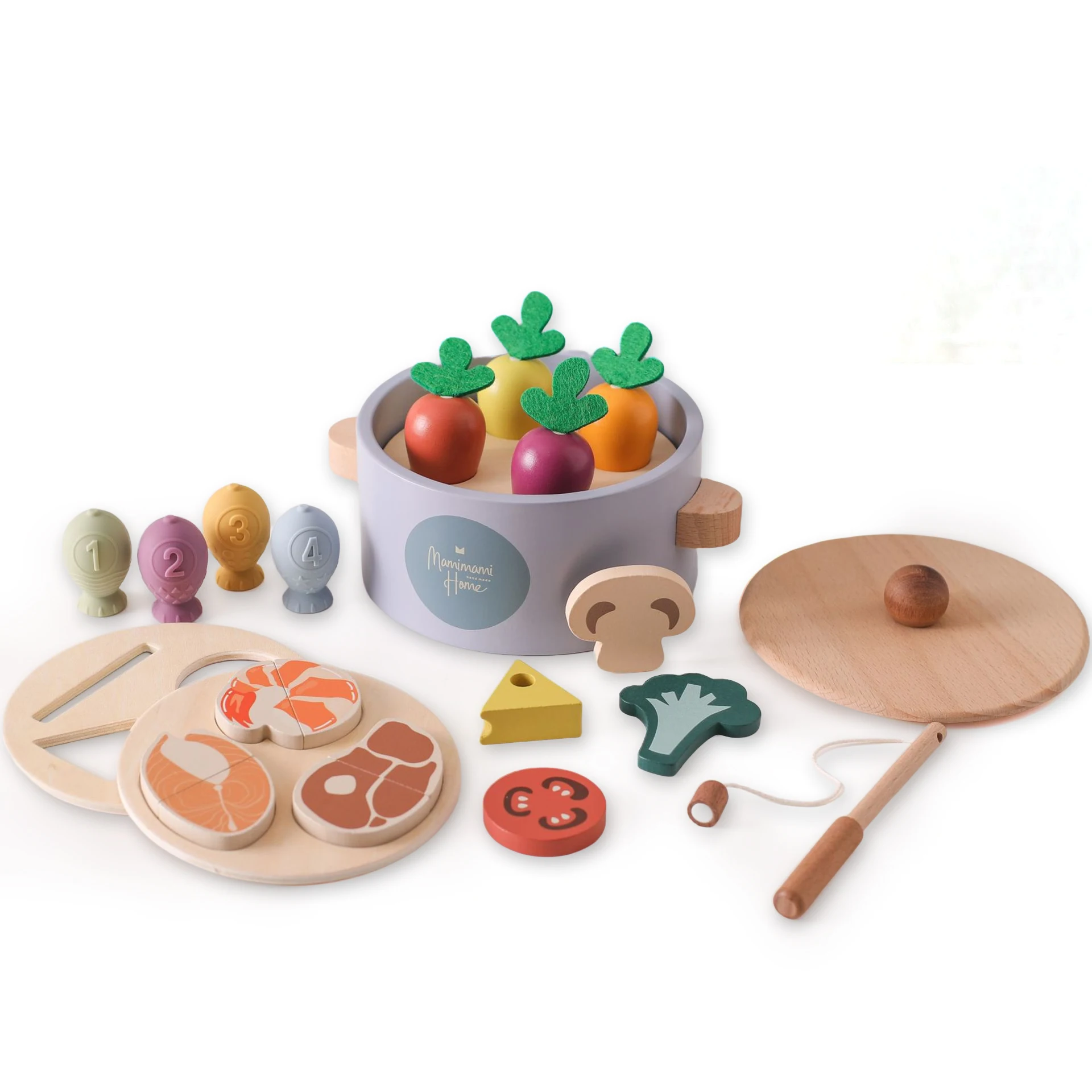 NEW Cartoon Pattern Stock Wholesale Wooden Brand Children Education Animal Shaped Wooden Stacking Toy