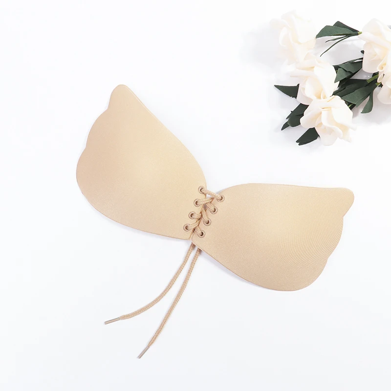 Magic Wing Strapless Bra Silicone Push-up Strapless Backless Self-adhesive Sticky Invisible Bra