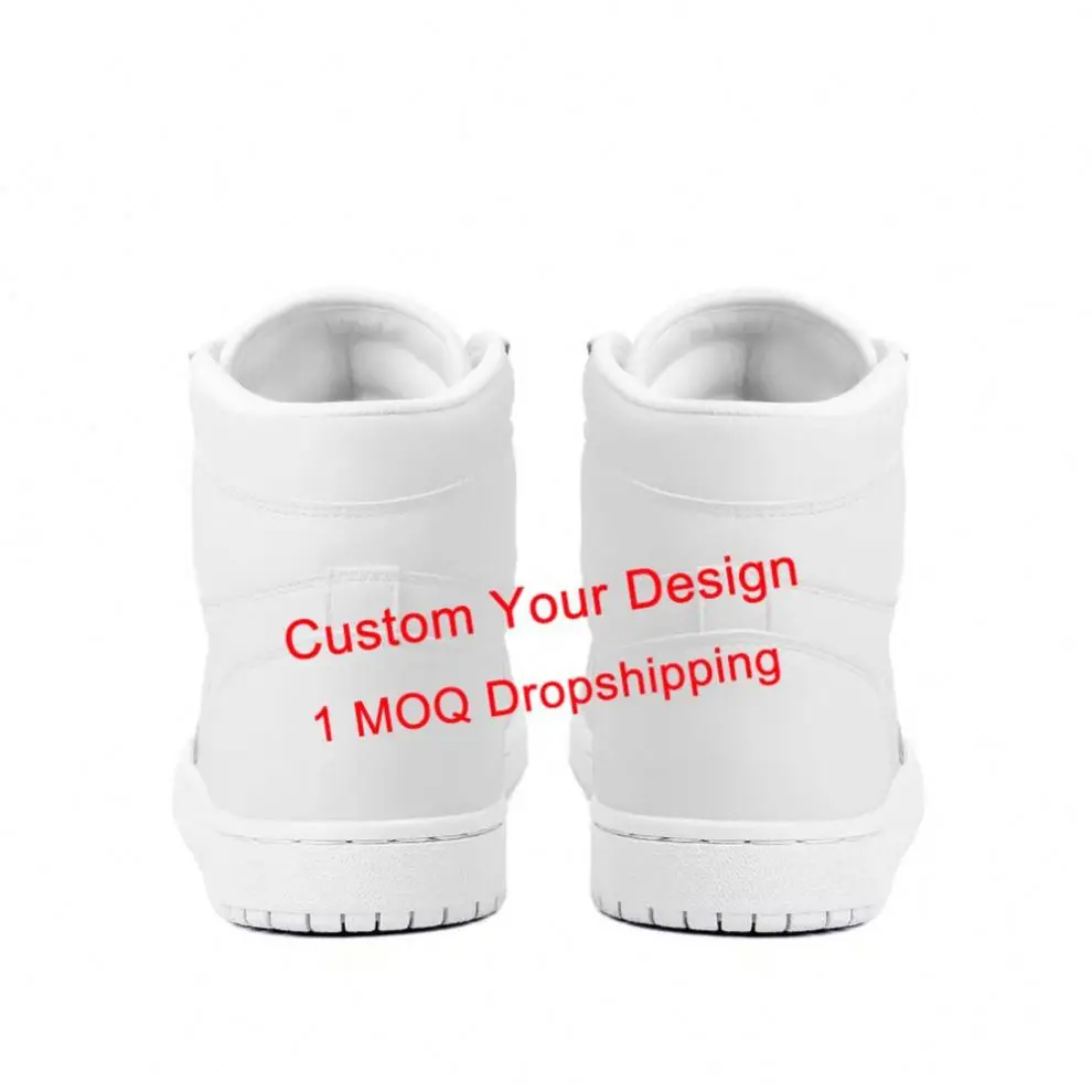 
MOQ 1 Casual Shoes Men Leather Shoes New Styles Custom Personalised LOGO High Top Walking Sports Shoes Male Sneakers Zapatillas 