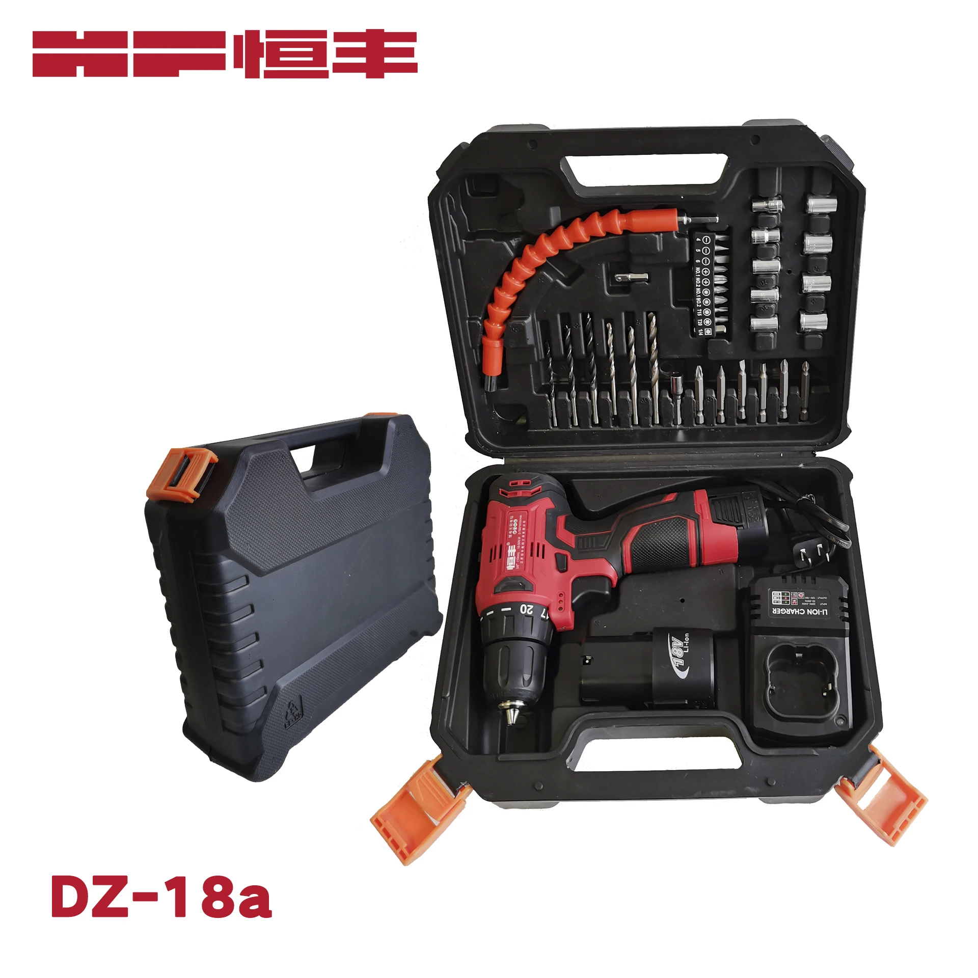 
18V Custom High Quality Lithium Battery Tools Impact Cordless Hammer Drill 