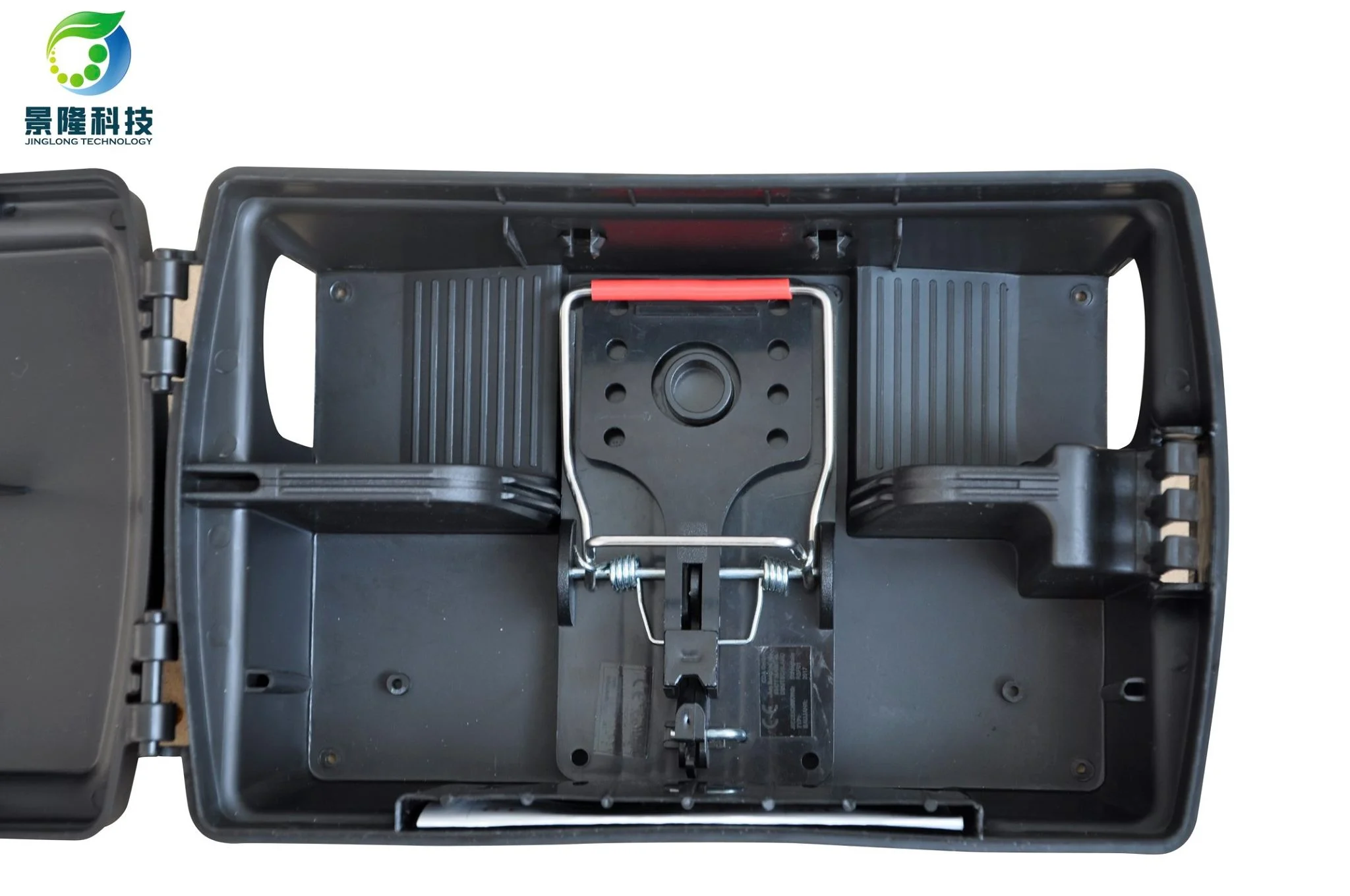 Solid Eco-Friendly Outdoor Rat Box Bait Station Pull-Off Lid Single Lock Flat Design Fits Impact Trap Rodent Control Indoor Use