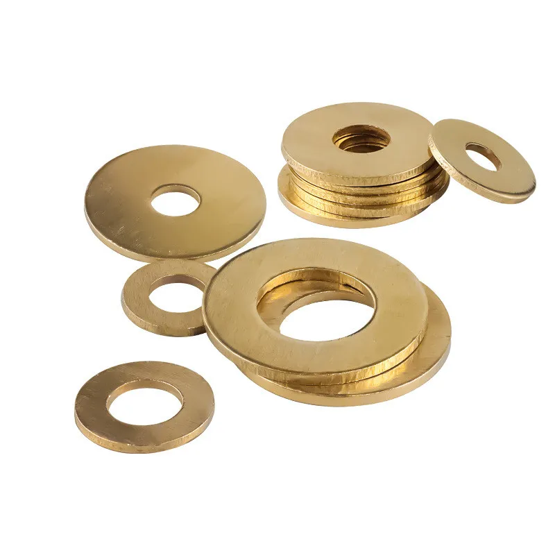 M2 M2.5 M3 M4 M5 M6 M8~M20 Brass Flat Washer Metric General Purpose Plain Washers