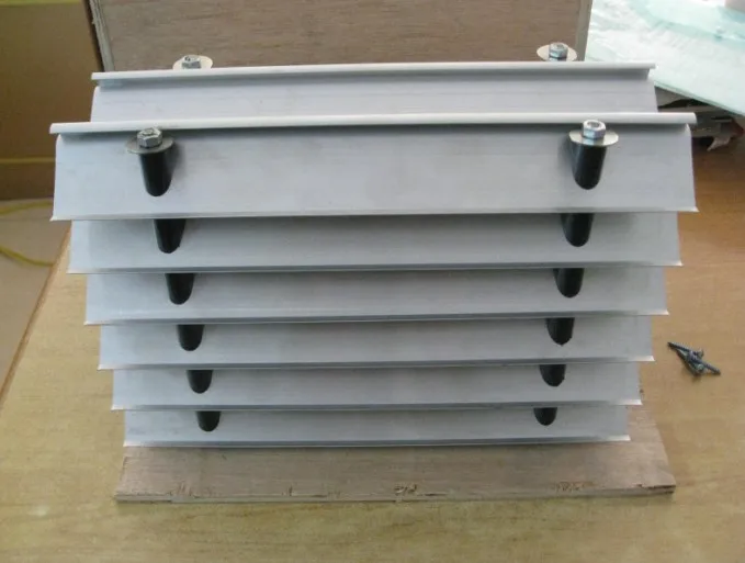 Customized size 6063-T5 aluminum mist water eliminator for air handling unit