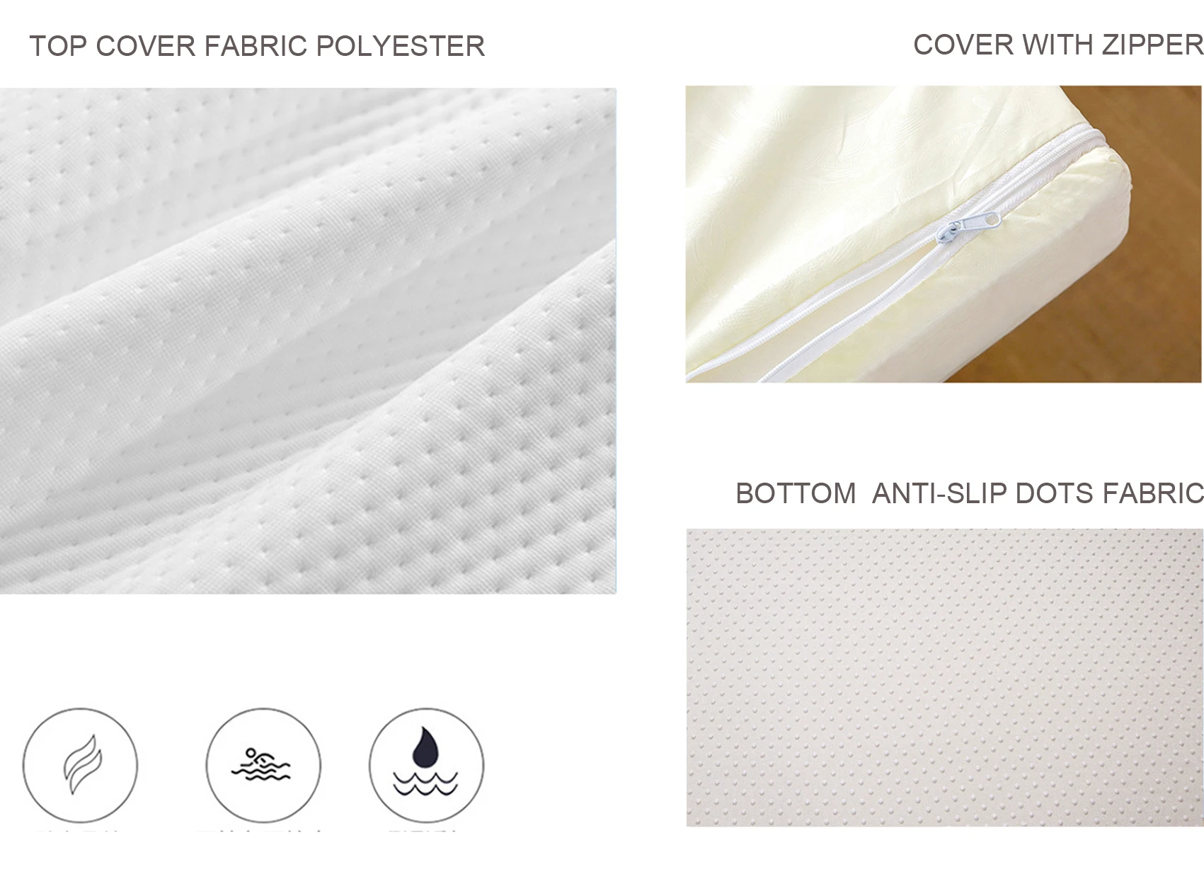 Hot Mattress topper memory foam OEM&ODM medical mattress  hotel bed hospital bed