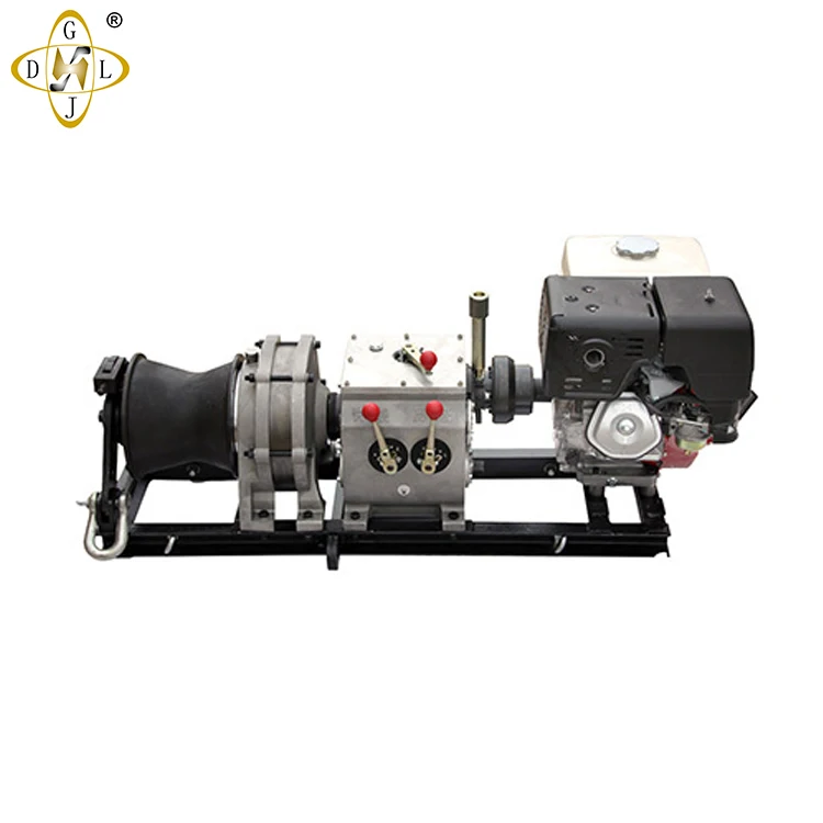 5 тонн бензинового двигателя лебедка с барабаном и канатом 13 мм 100 м/5 Тонн лебедка/5 тонн бензиновая лебедка