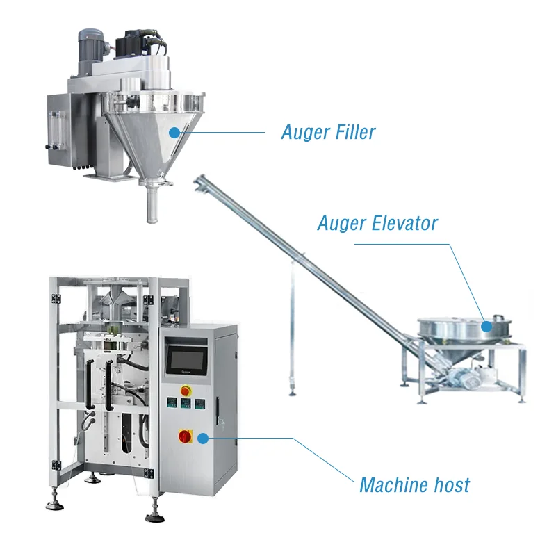 Автоматическая 500 г 1 кг какао-порошок растворимый кофейный порошок упаковочная машина для молотого кофейного порошка упаковочная машина