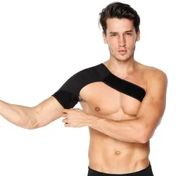 Adjustable Shoulder Support Brace pad Belt Band Strap Wrap Neoprene Shoulder Compression Sleeves Back Brace Guard