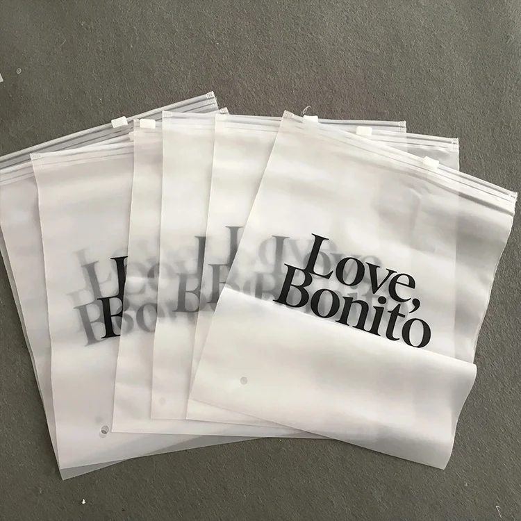 Оптовая продажа, печать логотипа, упаковка одежды, матовый полиэтиленовый пакет, на заказ, с застежкой-молнией, пластиковый пакет
