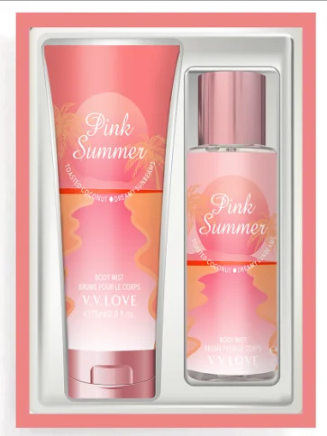 VL9059-15 Cool & Cheerful 75ML-Body lotion+ 85ML-Body mist 2PCS Perfume Set