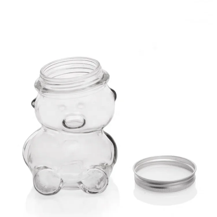 Wholesale Various Size Cute Teddy Bear Candy Jar Storage Bottle Creative Fruit