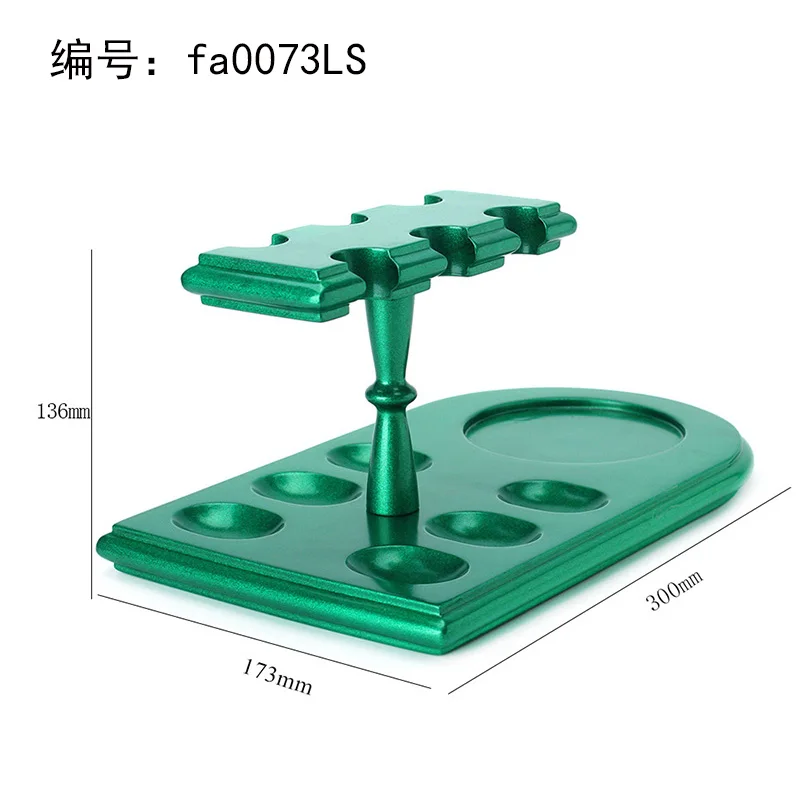 MUXIANG new arrival European beech wood rack stand holder display for 6 smoking pipes and 1 glass tobacco humidor jar