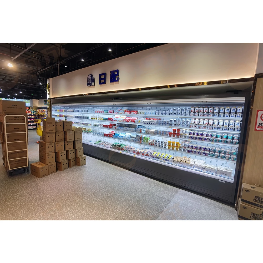 Hucheng Cold Drink Refrigerator Refrigeration Equipment Display Freezer Support customization