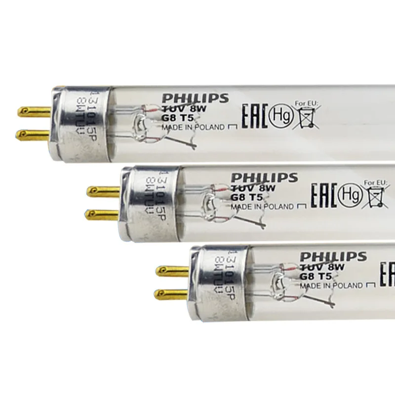 220V 4W 6W 8W 11W 16W T5 Sterilization Lamp Light Tube for Sewage Purification Straight Pipe