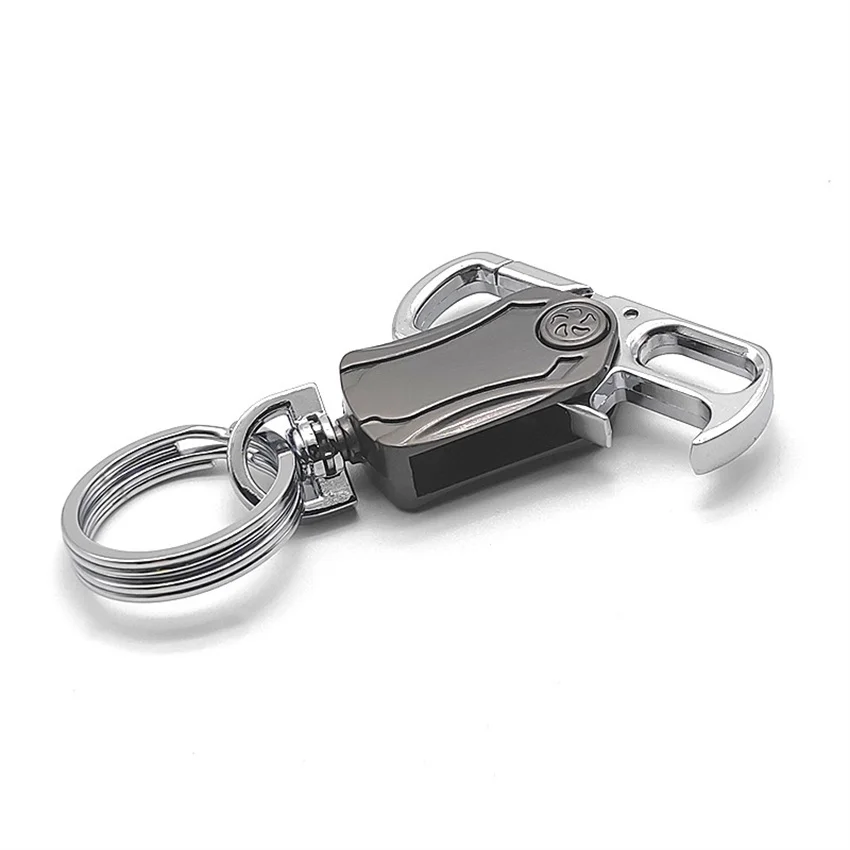 Wholesale custom logo decompression toys car pendant fingertip gyro metal keychain