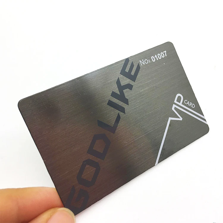 RENHUI нержавеющая сталь твердый медный сплав бронзовый лазер анодированный алюминий алюминиевые заготовки на заказ металлические визитные карточки