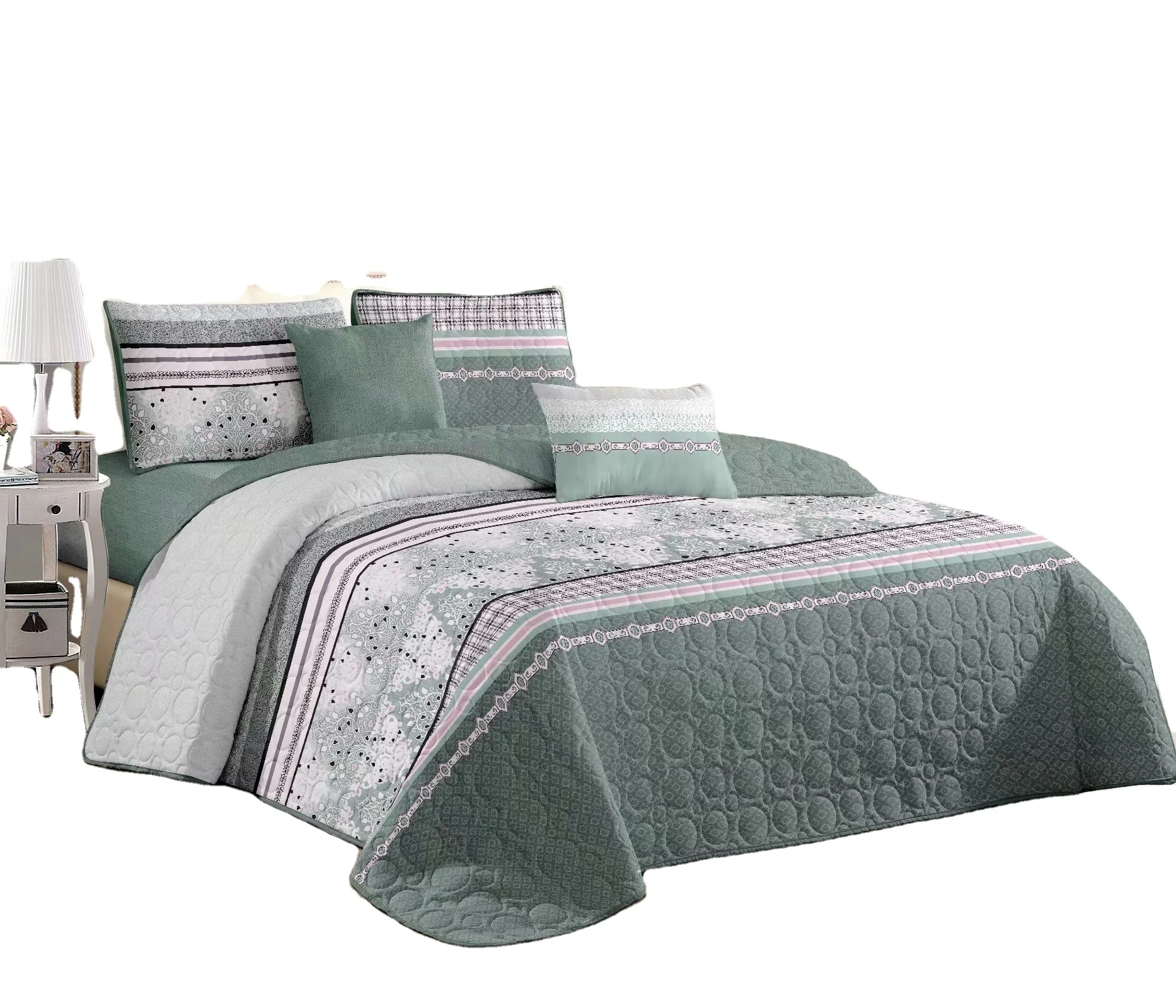 Оптовая продажа, удобное покрывало из микрофибры с принтом, 3 шт.